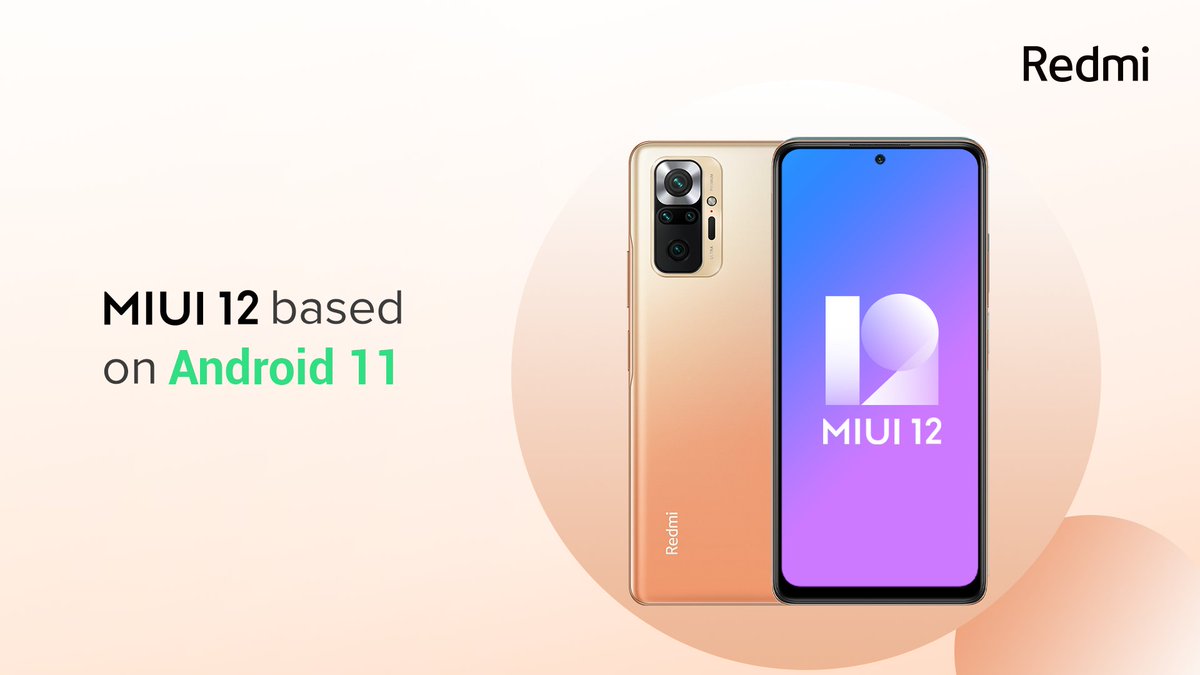 SnehaTainwala's tweet photo. Happy to share that #RedmiNote10 Series will come with #MIUI12 based on Android 11 out of the box!

#RedmiNote10ProMax and other #RedmiNote 10 series smartphones will experience the benefits of #MIUI 12.5 also very soon.

#RedmiNote10Pro #10on10 #ILoveRedmiNote

I ❤️ #Redmi https://t.co/J7ZZZZOYEG