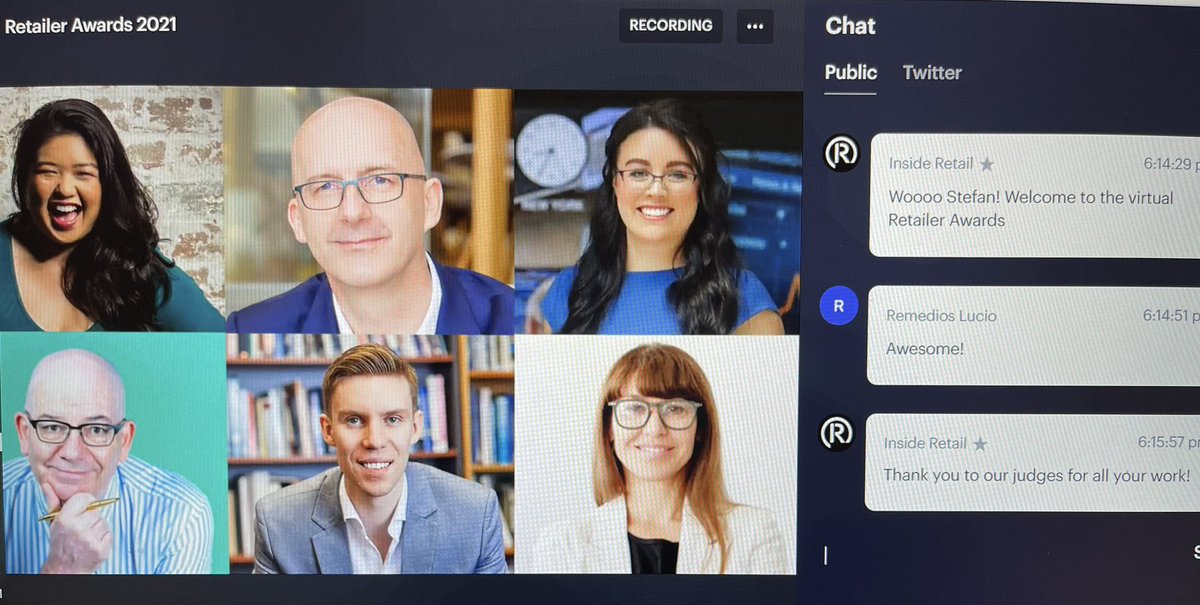 ProfConsumers's tweet image. Thrilled to see who takes out the titles at @InsideRetailau @CommBank Retailer Awards 2021. 🏆 

Drum roll please 🥁 

Live now!

#retailerawards #RA21 #insideretail