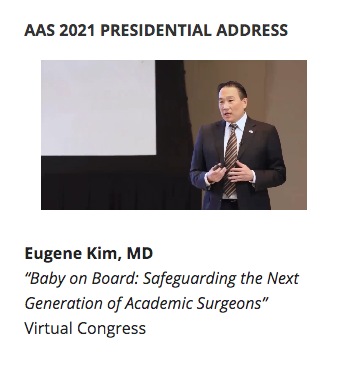 ICYMI - <a href="/AcademicSurgery/">Assoc4AcademicSurgery</a> website has posted my Presidential Address from #ASC2021 - Listen to the many accomplishments of the AAS during this tumultuous year and some new data on the challenges that women surgeons face with infertility and pregnancy. aasurg.org