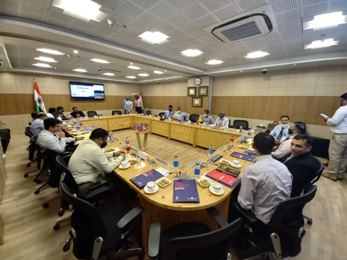 investindia's tweet photo. During the 'Making Indian Navy Atmanirbhar through Technology Development Fund Scheme' workshop, industry leaders and team @investindia showcased cutting-edge technologies to bolster the self-reliant defence design &amp; manufacturing ecosystem in #NewIndia!

#InvestinIndia https://t.co/IueNGJXuUX