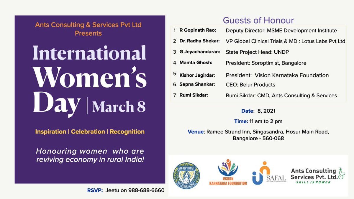 antsconsulting's tweet photo. This women's day, we are honouring women who are reviving the economy in Rural India!! https://t.co/xdvDYg7aZT