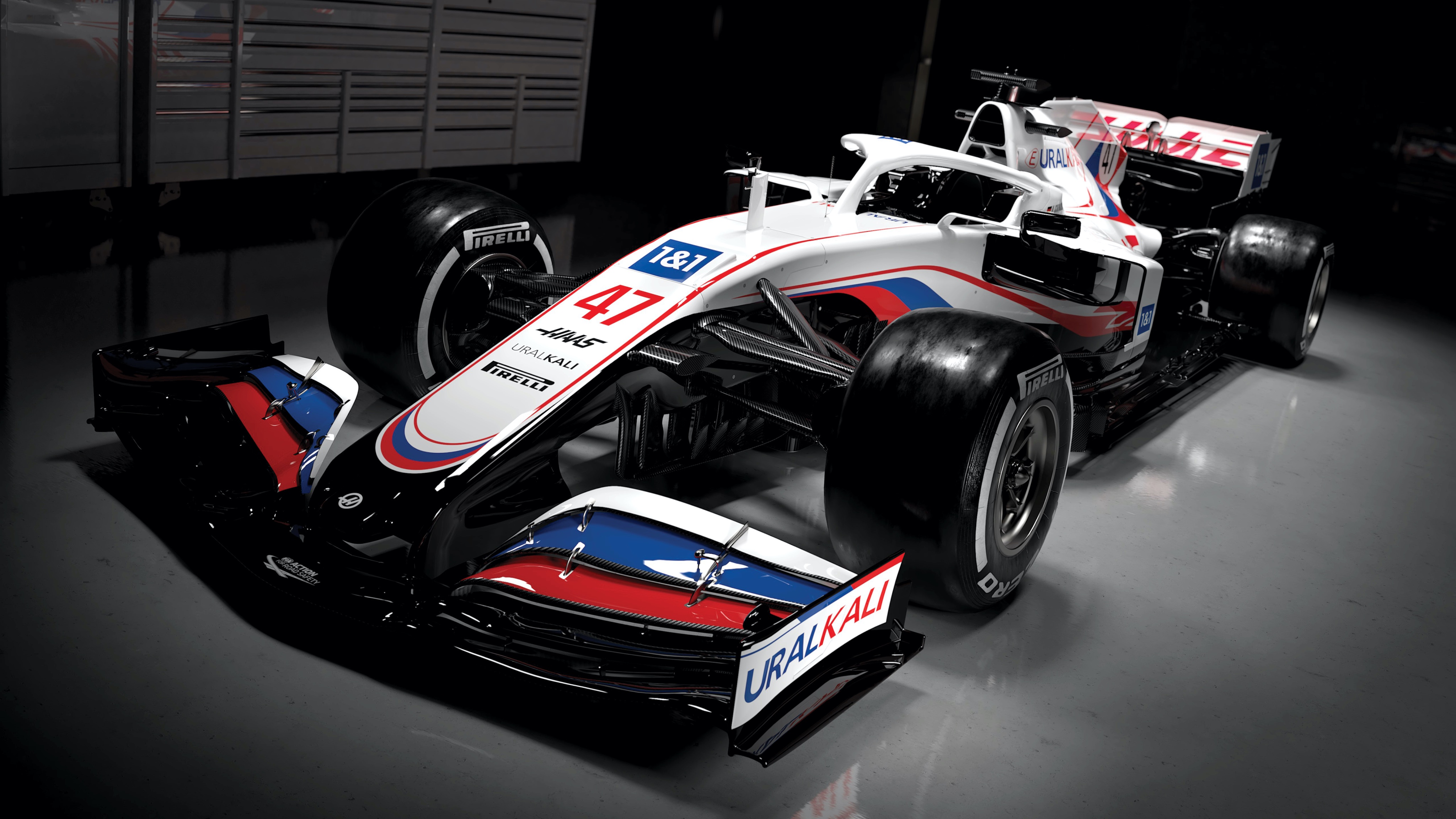 Malowanie Haasa VF-21 na sezon 2021 Formuły 1