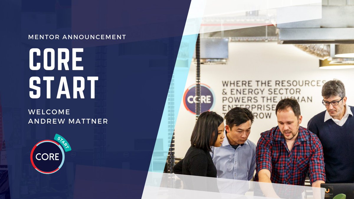 CORE_Innovation's tweet photo. CORE is very excited to announce that Andrew Mattner, Director and CFO of #AltitudeAdvisory will be joining #COREStart in the role of business advisor and mentor.
https://t.co/vF5412lC4L
#businessgrowth #entrepreneurship #mentor #scaleup https://t.co/2F0vlm5Hde