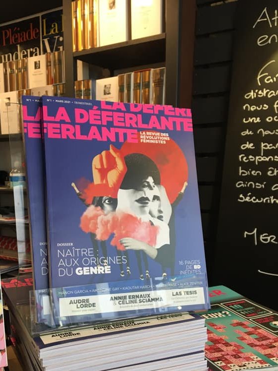 📢 C'est aujourd'hui !
La Déferlante, la revue des révolutions féministes, débarque dans plus de 1000 librairies en France (ici la Belle aventure, à Poitiers) 💥