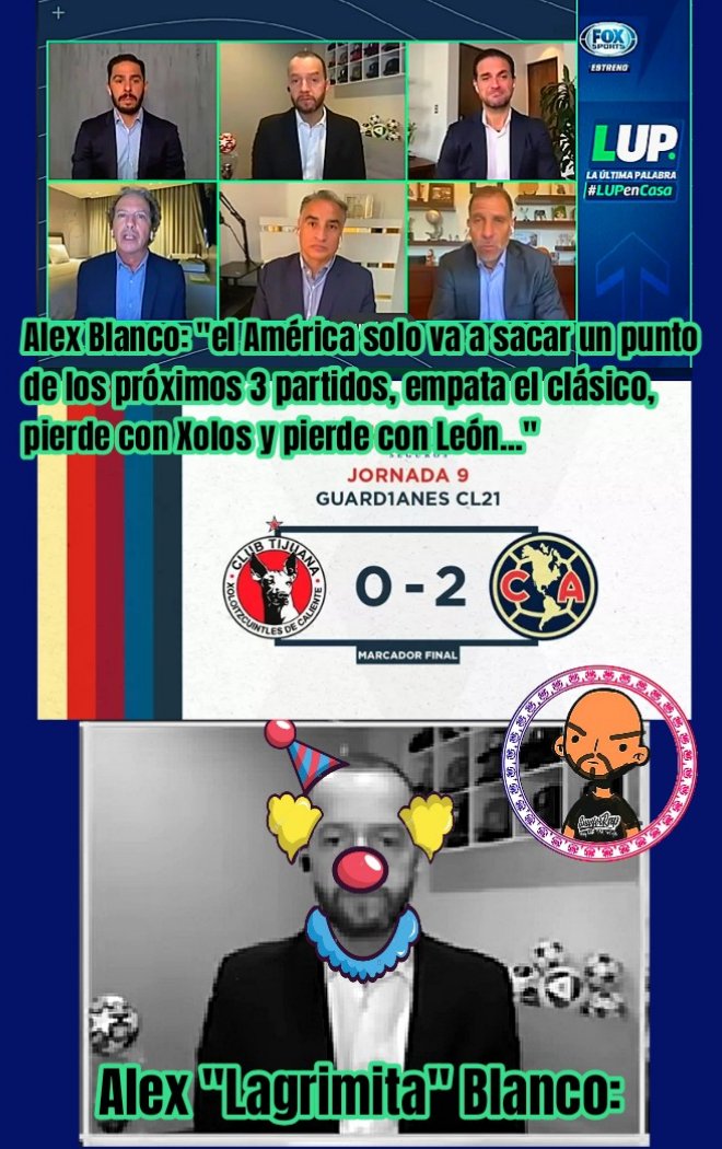 mjtrst3c's tweet photo. @RusoEl23 así nomás quedó...🤡

#ClubAmerica 
#ElMasGrande 
#ThugLifeSadStyle https://t.co/0i4VSzRCaJ