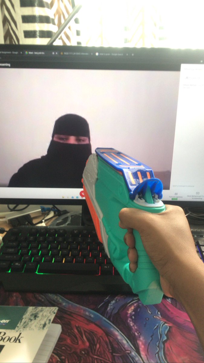 RT @idwfasleep: Fuck Yas hacked into my Google Meet. Should i shoot? She say she want to bomb https://t.co/Vwv7I7huLF