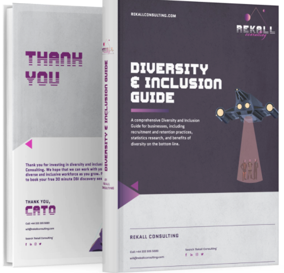 RekallC's tweet photo. If you haven't already bought a copy, the Rekall Consulting D&amp;I Guide is officially out, with a 10% Discount code - REKALL 🚀

https://t.co/cuBsS4cMXR 

#diversityandinclusion #hiring #equalityanddiversity #recruitment https://t.co/2fJsffLYxb