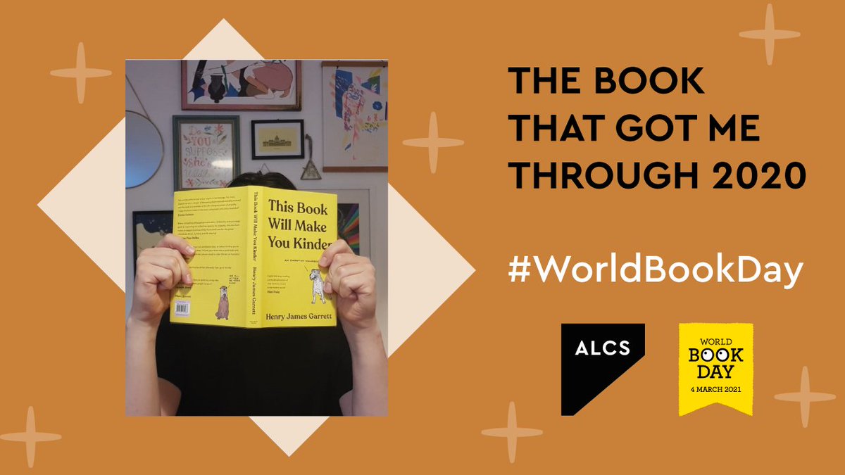 ALCS_UK's tweet photo. Happy #WorldBookDay  To celebrate, we're sharing the books that really saved us in 2020. First up is Luke:
“Many books helped me through lockdown but This Book Will Make You Kinder by Henry James Garrett is a fantastic book about life that has come out at an important time.” https://t.co/DyX7VVzm6W