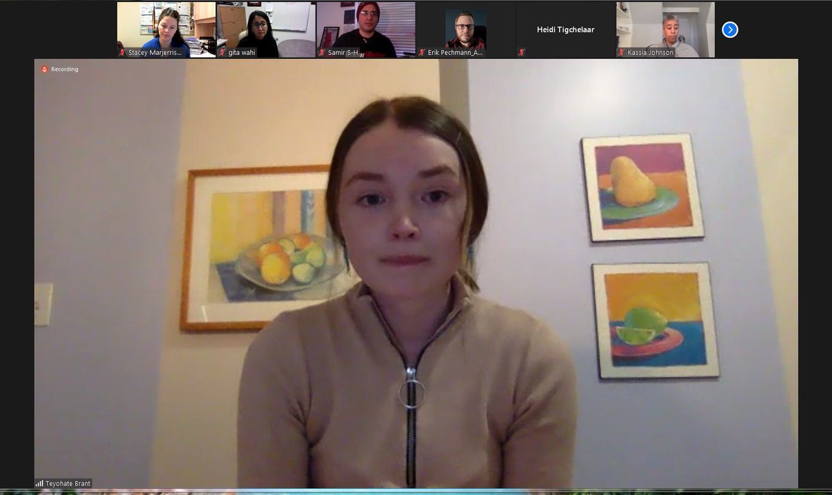 staceymarj's tweet photo. So much gratitude for Teyoha:te Brant &amp; @SamirS_H and their openness during @mac_peds @MacHealthSci @mch_childrens Grand Rounds this morning. @POGO4kids - we need to bring Teyoha:te into our work to provide leadership &amp; lived experience. https://t.co/flJ321vsMu