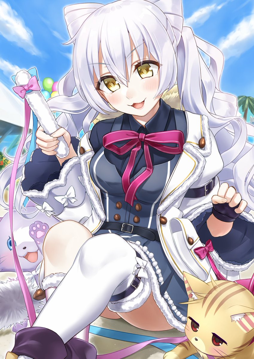 くるぽ ネコヤナギฅ W ฅ 花騎士 フラワーナイトガールイラスト