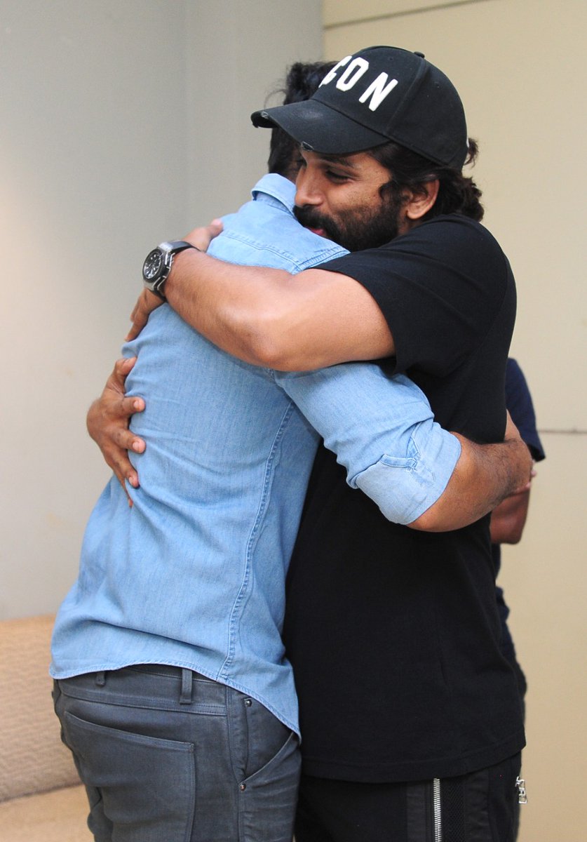 alluarjun's tweet photo. Watched #Uppena. My respect to @BuchiBabuSana for delivering such a wonderful film. Great work by DOP &amp; technical crew. The music by @ThisIsDSP was the soul of the movie. Huge respect for @VijaySethuOffl garu who took the film to another level with his magnetic aura. https://t.co/cIlPwZKRCN