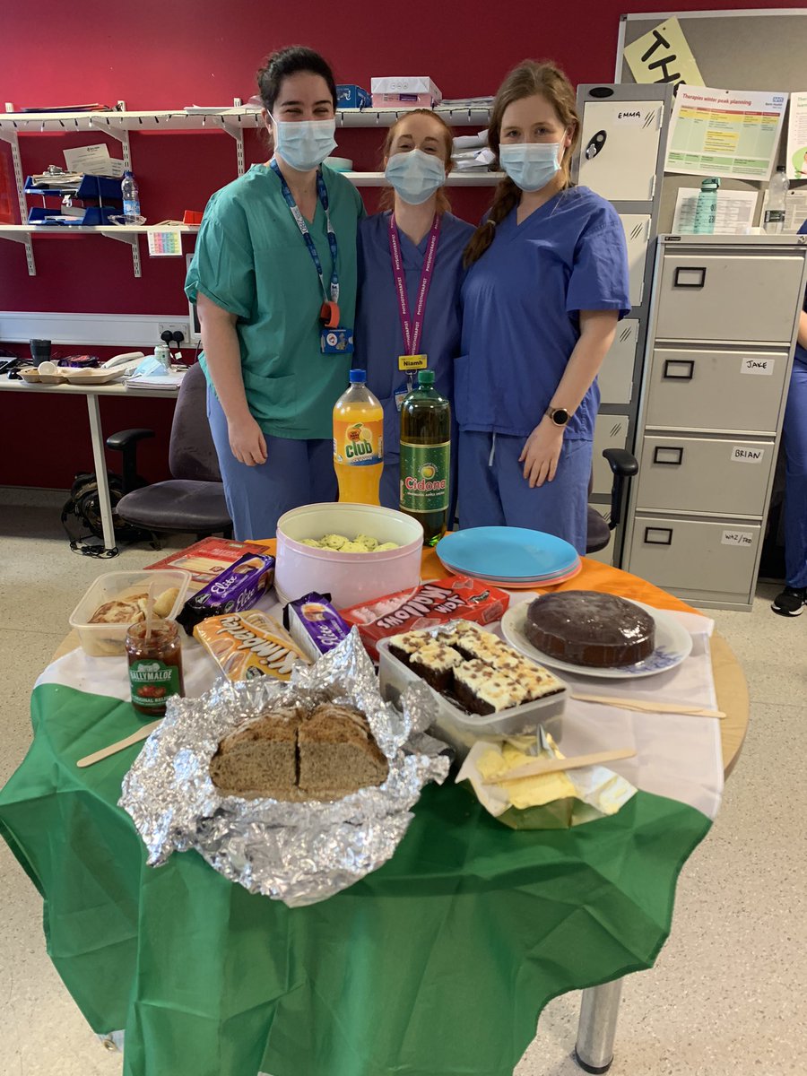 Jane Manners (she/her) ๐ (@janeymanners) on Twitter photo A lovely Irish spread to say goodbye to some of our redeployed physios. Go raibh maith agat ๐๐ @BartsTherapies @RoyalLondonHosp <a href="/RachDalton1/">Rachel Dalton ๐</a> <a href="/WilliamFKirby/">William (He/Him)</a> <a href="/Musie_Tsehaye/">Musie Tsehaye</a> <a href="/KalsiSally/">sally kalsi</a> A lovely Irish spread to say goodbye to some of our redeployed physios. Go raibh maith agat ๐๐ @BartsTherapies @RoyalLondonHosp <a href="/RachDalton1/">Rachel Dalton ๐</a> <a href="/WilliamFKirby/">William (He/Him)</a> <a href="/Musie_Tsehaye/">Musie Tsehaye</a> <a href="/KalsiSally/">sally kalsi</a>