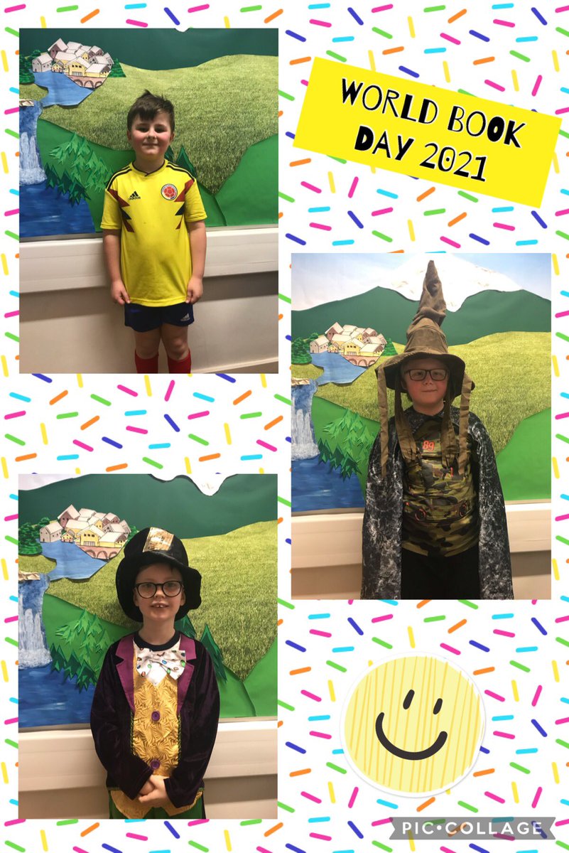 YnysowenPrimary's tweet photo. All dressed up for #WorldBookDay in our Year 3/4 hub! #ADeducation 📚 https://t.co/TRpyX67rK1