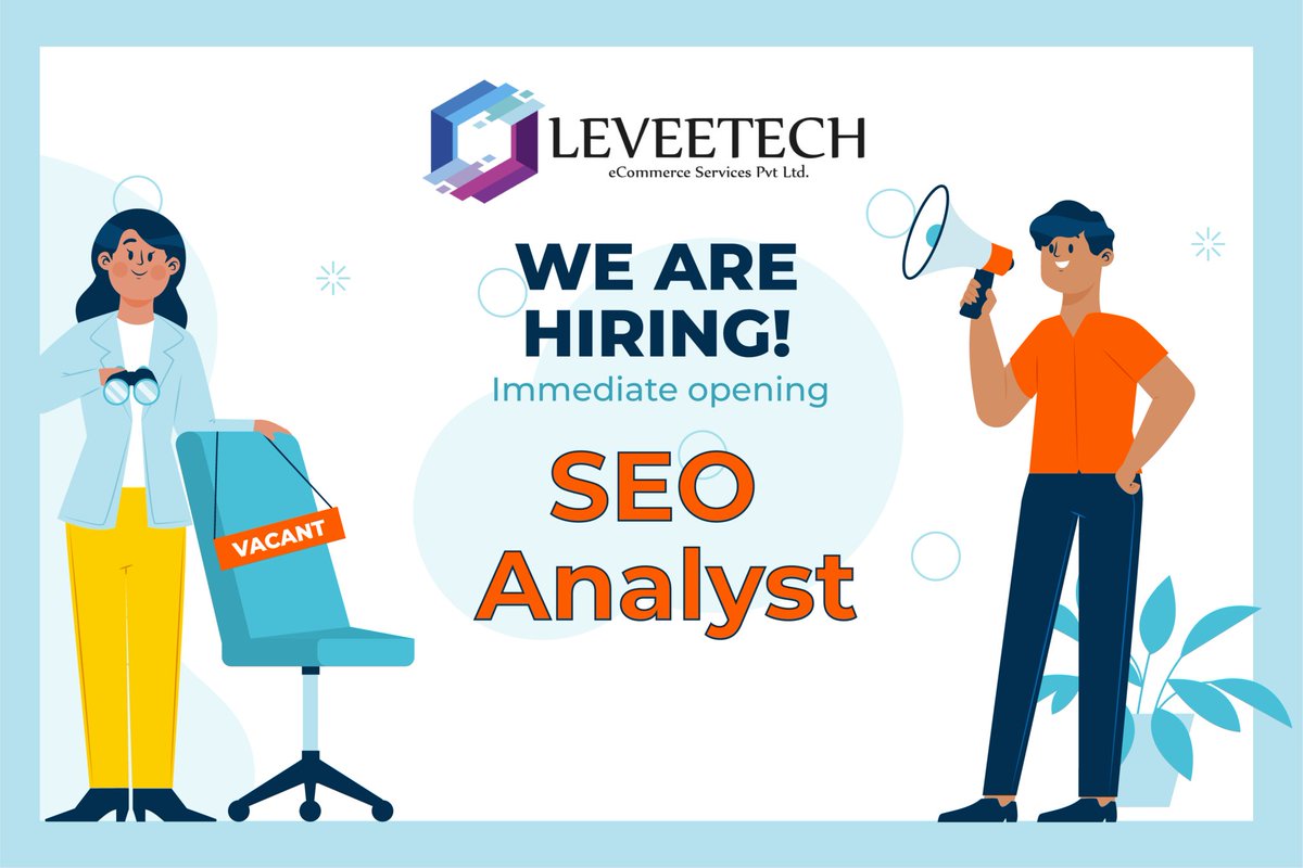 We are #Hiring SEO Analyst.

Speak with the employer

Call us +91 082487 44475

mail at info@leveetech.com

#Google #SEO #Leveetech  #seojobs #seoagency #seoexpert  #chennaijobs #hiring  #recentjobs #freshers #chennai  #seoanalyst  #seoperson  #urgenthiring #SEOExecutive