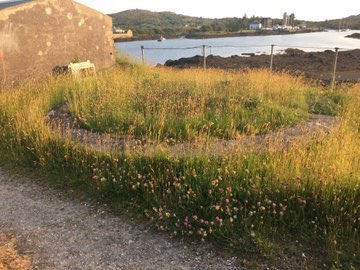 helenriddell's tweet image. Railway tracks on an island. Former British Admiralty engineers’ workshop built in early 1900s and later used as a base for Glenans Sailing School. A narrow gauge railway linked it to a nearby pier, remains of a turntable are also still there #BereIsland #EngineersWeek2021
