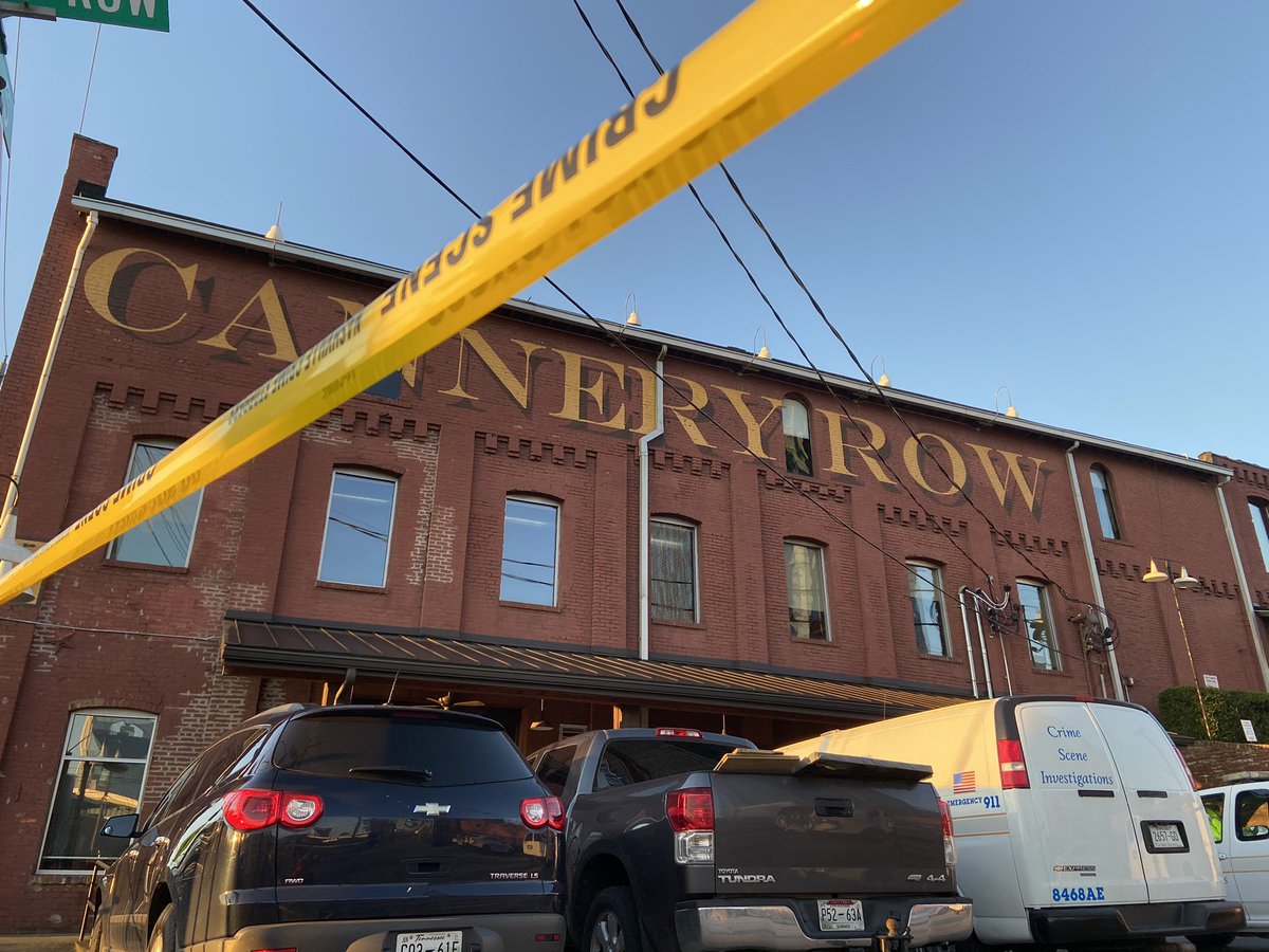 UPDATE: An unidentified body was just pulled out of the dumpster on Cannery Row. <a href="/MNPDNashville/">Metro Nashville PD</a> says it’s believed to be a male at this time. They are checking the area for security cameras to gather more information. <a href="/FOXNashville/">FoxNashville</a>