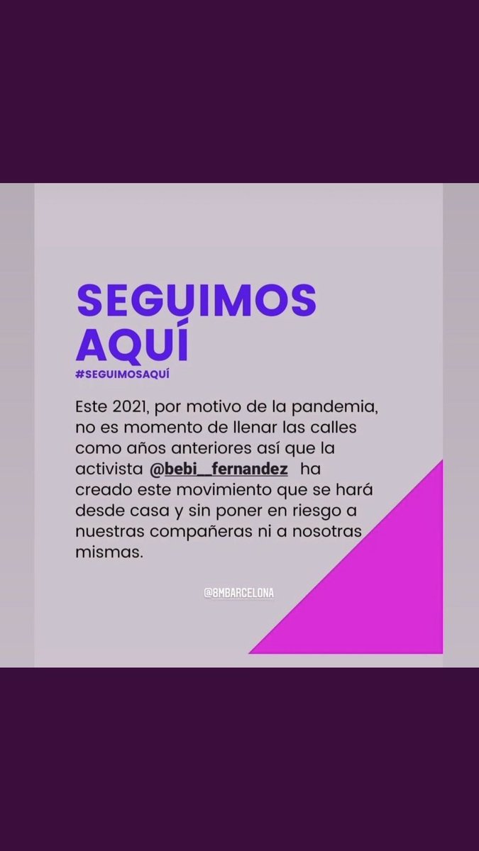 LongueiraJudith's tweet photo. Se prohíben las concentraciones a las que, por responsabilidad, yo no pensaba acudir. Pero yo me manifiesto desde casa y eso no nos lo puede prohibir nadie. #8M #seguimosaqui #YoMeManifiestoEnCasa https://t.co/TKnaNS7P6g