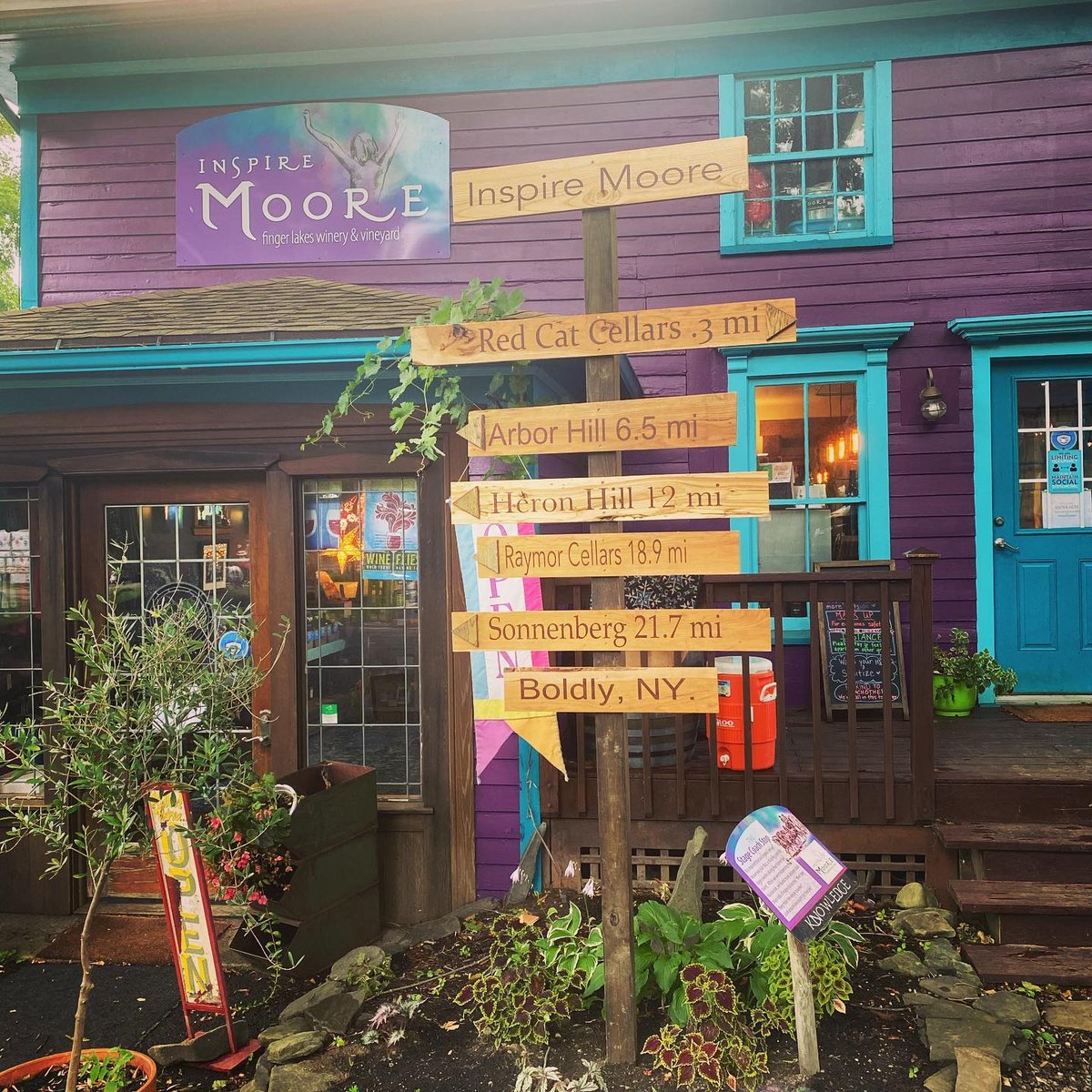 visitnaples's tweet photo. Good times and great wines at Inspire Moore Winery &amp; Vineyard! Situated on the historical center where Naples was founded, where once the Seneca Indians called it Nundawao. 

Come Visit
📍 197 N. Main St Naples, NY 14512 

#Naples #NY #FingerLakes #CertifiedSafe https://t.co/5zTEGd5QTH