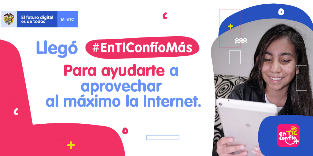 A través de #EnTICconfío+ estamos comprometidos con la formación de más colombianos preparados en el uso de las TIC de manera segura y responsable.
Entre todos nos cuidamos de los riesgos digitales. Más en: enticconfio.gov.co

#ToroSomosTodos