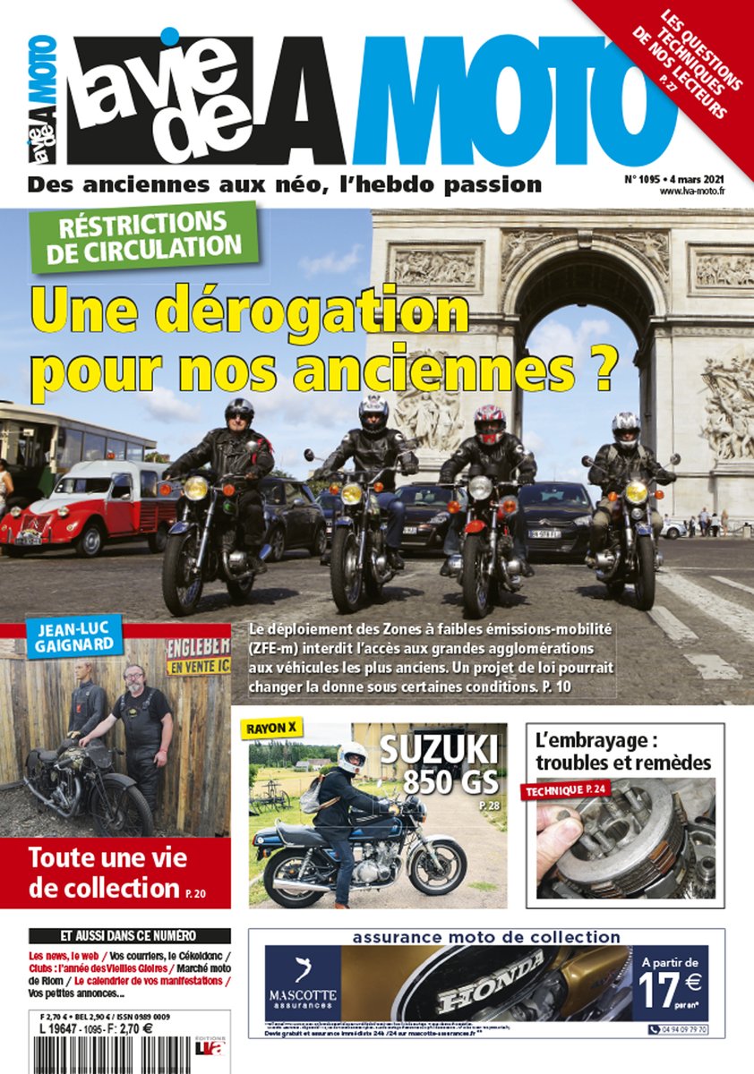 LvmMl's tweet photo. #moto #motoancienne #neoretro# @LvmMl 
Restrictions de circulation pour les motos anciennes : La Vie de la Moto enquête... https://t.co/Qjuwud9RTk