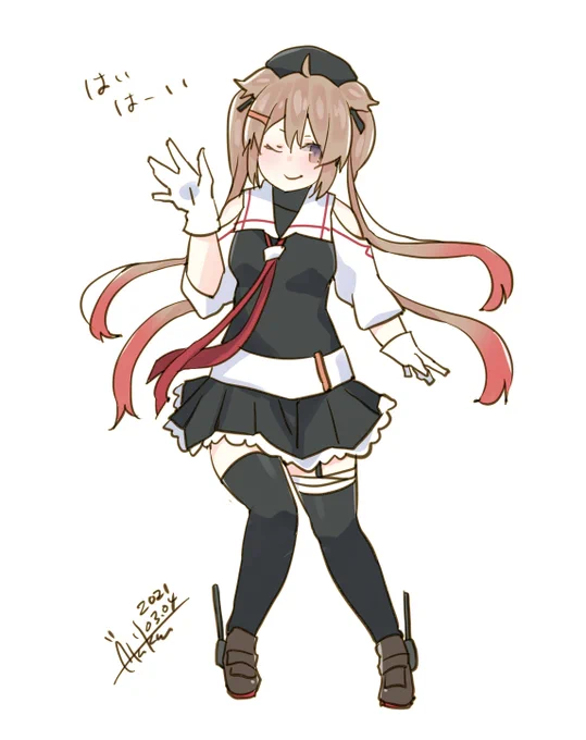 村雨『はいはーい!お待たせ!』
#艦これ版深夜の真剣お絵描き60分一本勝負
#艦これ版真剣お絵描き60分一本勝負_20210304
#艦これ #村雨 
