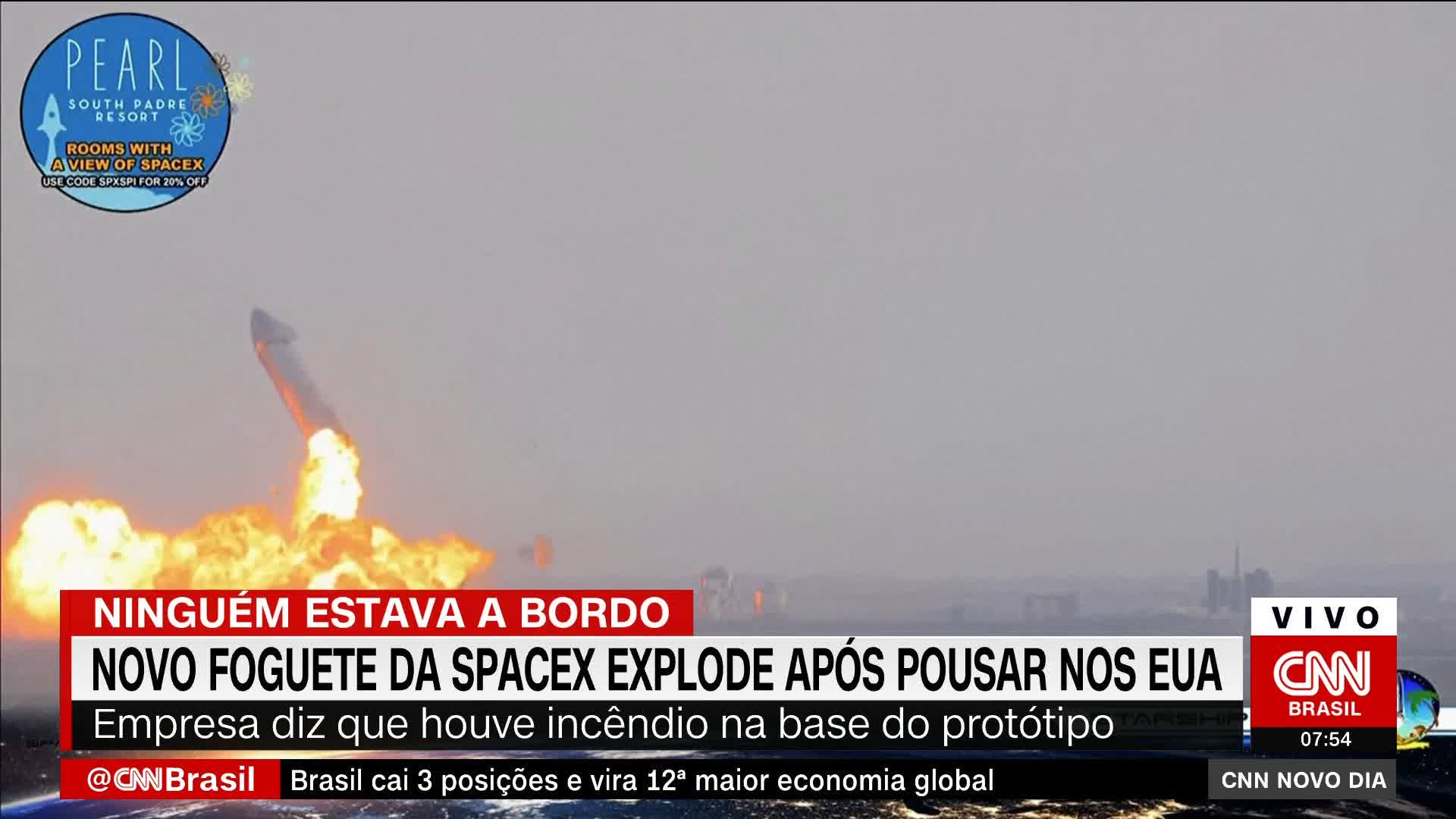 Vídeo: foguete explode na fábrica da SpaceX durante teste