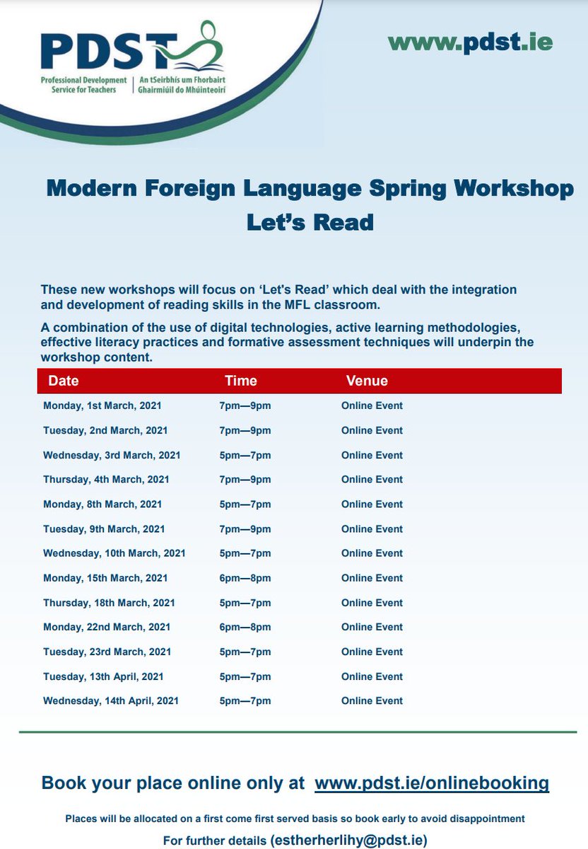 PDST Modern Foreign Languages Team tweet media