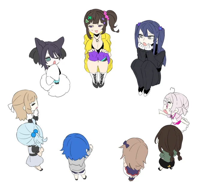 #ロリアモアス 
のじゃロリババアと早瀬と長尾がいた 
