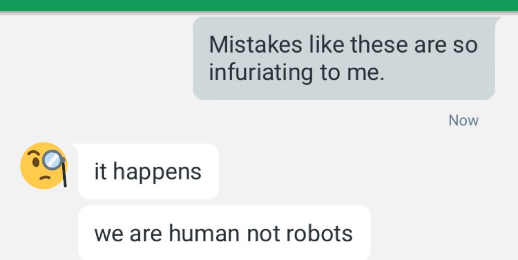 LaurenDG_1's tweet image. Realized I made a mistake at work and beating myself up about it. Vented to a good friend, and this made me feel a bit better. 

Sharing in case you are/have been in a similar boat. 

#WeAreHuman #NotRobots