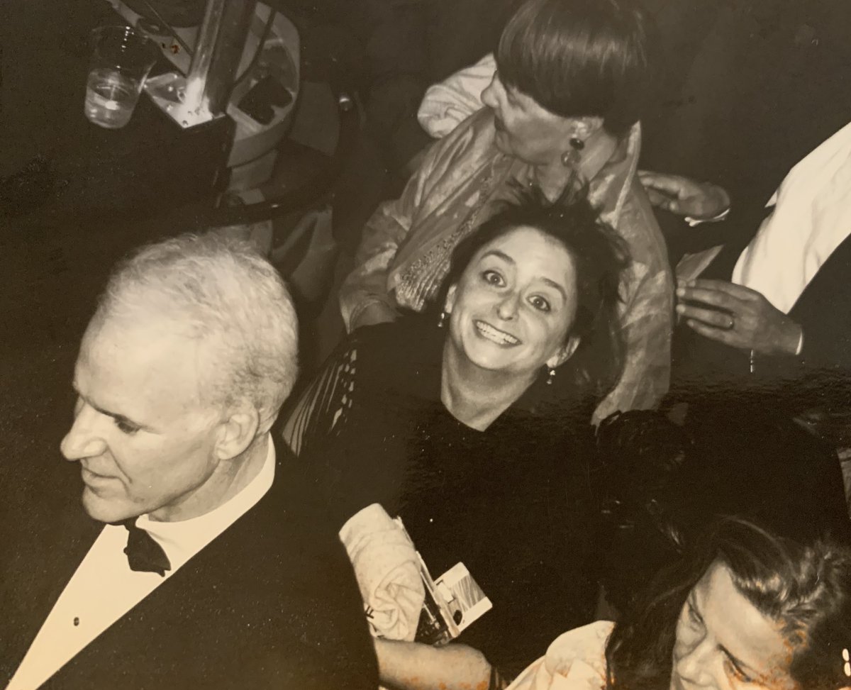 TheRealDratch's tweet photo. #tbt My very first night at #SNL at the 25th anniversary show. My thought bubble: “THAT’S STEVE MARTIN!!!!” https://t.co/XwRcbgXqKM