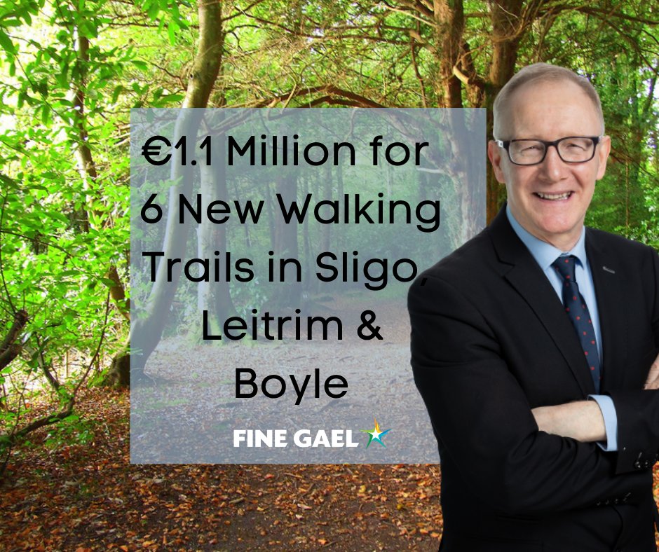 FrankFeighan's tweet photo. ✅ €1,073,430 allocated to 6 outdoor recreation projects in #Sligo, #Leitrim and #Boyle by Minister Heather Humphreys today✅ @SLFineGael @FineGael https://t.co/18ERvOSF8u