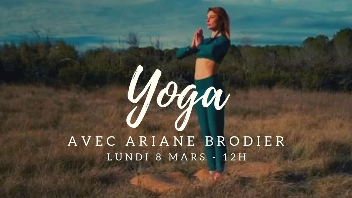 🧘‍♀️ À l’occasion de la journée de la #femme, initiez-vous au #yoga avec @ArianeBrodier ! L’occasion de mêler #bienêtre et #travail le temps de votre pause déjeuner ! 🌿 Lundi 8 mars de 12h à 12h30 ! 🎥 En live sur nos pages Facebook et Instagram ! 👉 Adapté à tous les niveaux