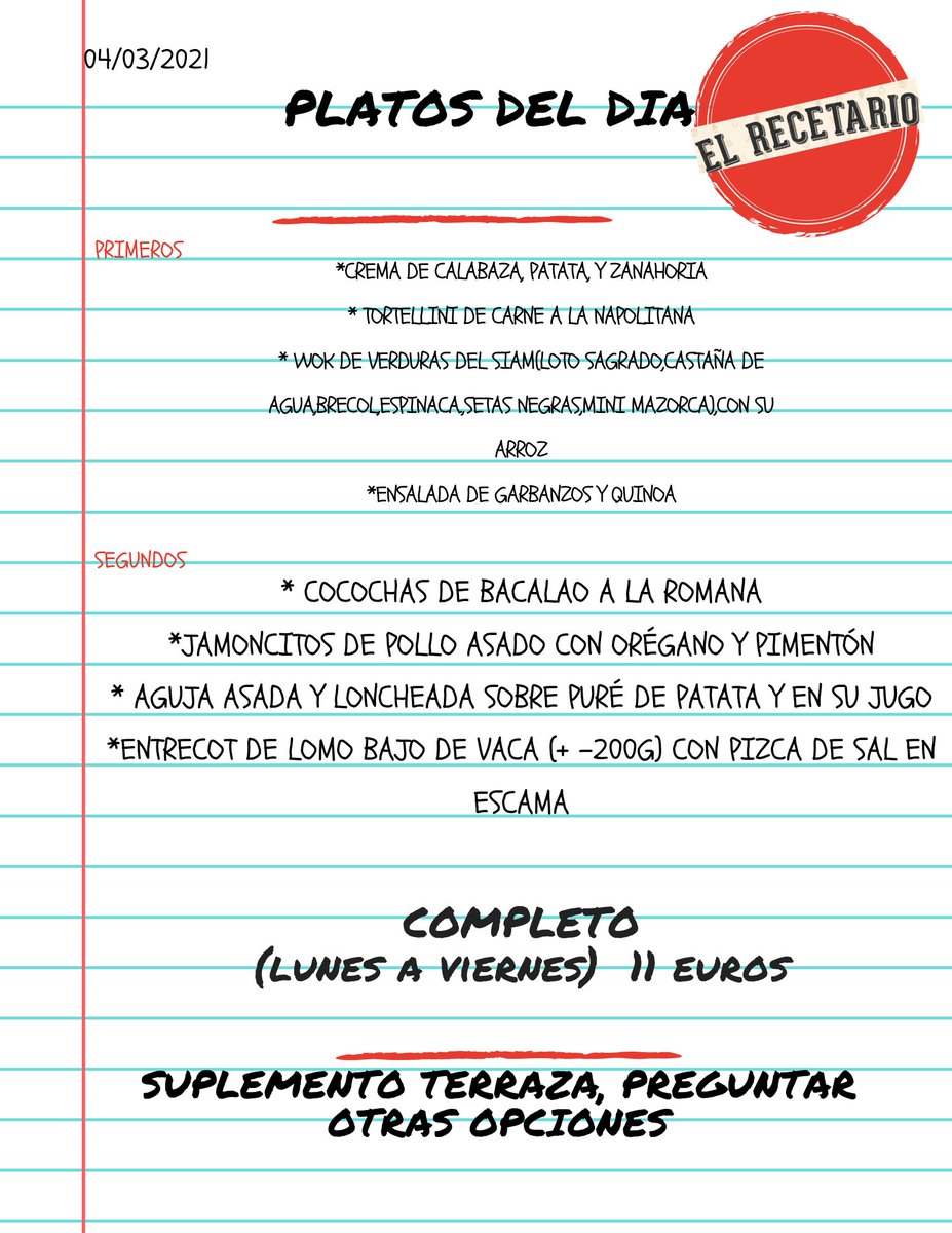 El Recetario (@recetarioel) on Twitter photo 