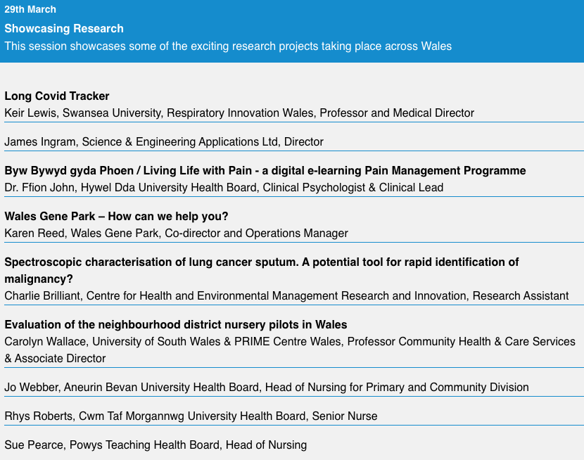 MediWales Connects (@mwconnects) on Twitter photo *29th March - Showcasing Research* 
mediwales.com/connects/sessi… *29th March - Showcasing Research* 
mediwales.com/connects/sessi…