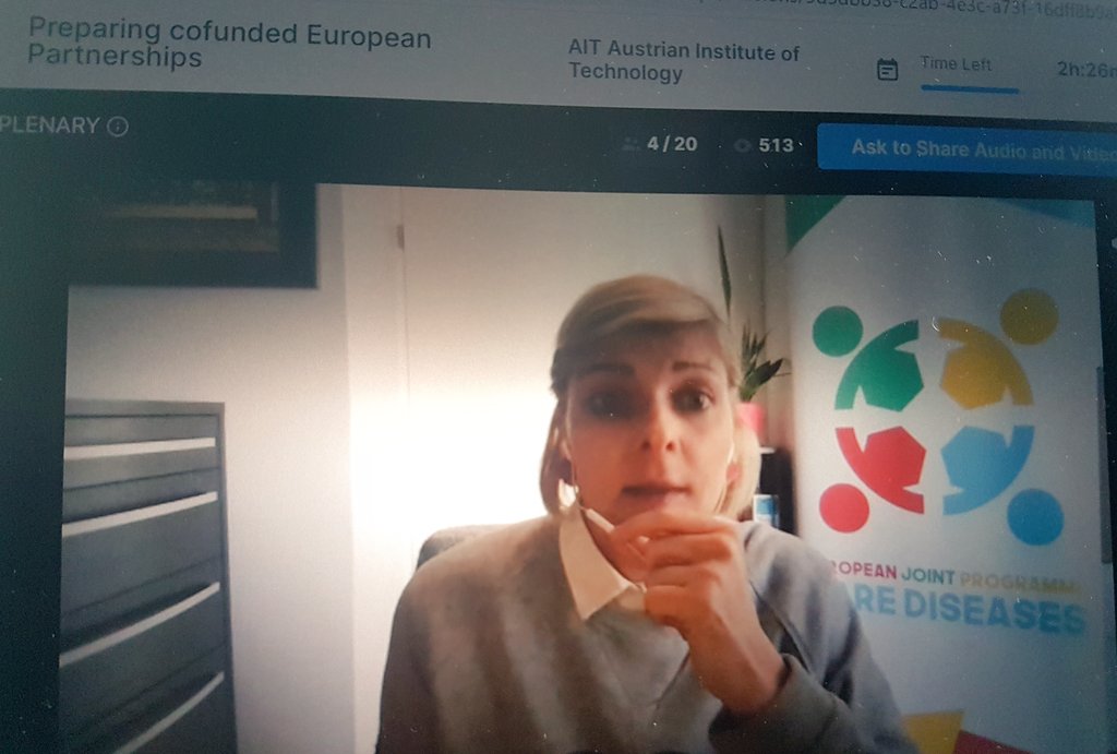 SylwiaKostka's tweet photo. @EJPRareDiseases Coordinator @DariaJulkowska shared best pratices in establishing #EuropeanPartnerships #ERAlearn #EJP #Erare #HorizonEurope https://t.co/DJa9WUV6eF