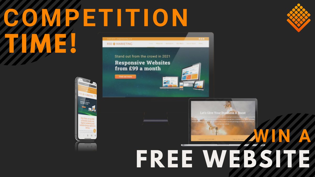 💥Competition time💥How would you like to win a FREE #website design worth £999! Head over to our Facebook and Instagram to find out more and enter - good luck✨🚀bit.ly/R50facebook Like and retweet to help spread the word!👌#marketing #ThursdayMotivation #DigitalMarketing