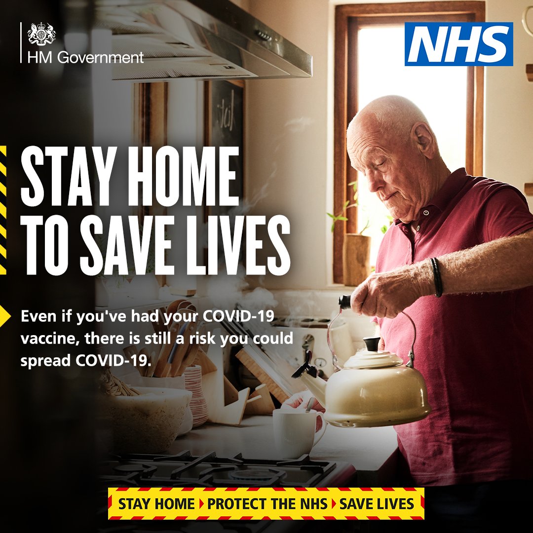Even if you've had your #COVID19 vaccine, you could still catch or spread the virus.  Please continue to follow the rules:

✅ Wash your hands regularly
✅ Cover your face
✅ Keep your distance

orlo.uk/NNkA5