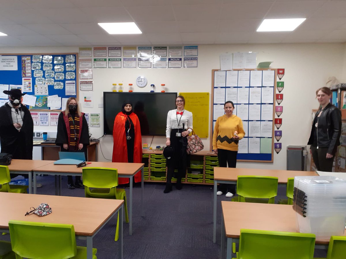 Can you name these book characters who are visiting Year 6 today !?