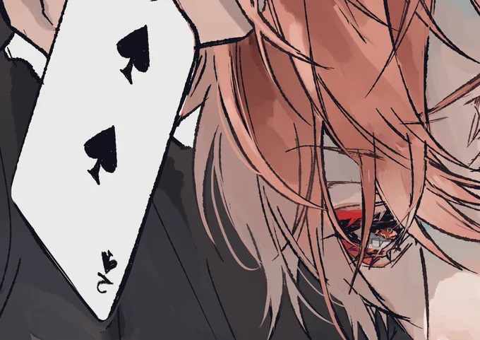 #ツイステファンアート #twstファンアート

「オレの〇〇〇〇魔法」

⚠︎❤が♠️に嫉妬している(オバブロの要因になってる)捏造描写あり
リプ欄に加工・反転無し載せます? 