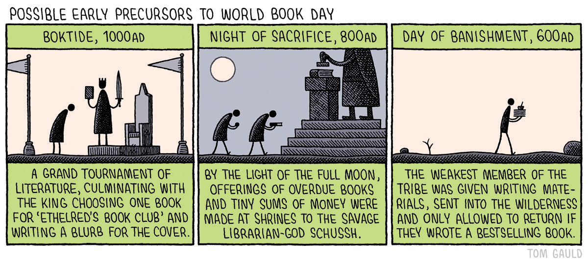 tomgauld's tweet photo. Happy #WorldBookDay! https://t.co/OKHEErnHAk https://t.co/bkhy3f0Ve2