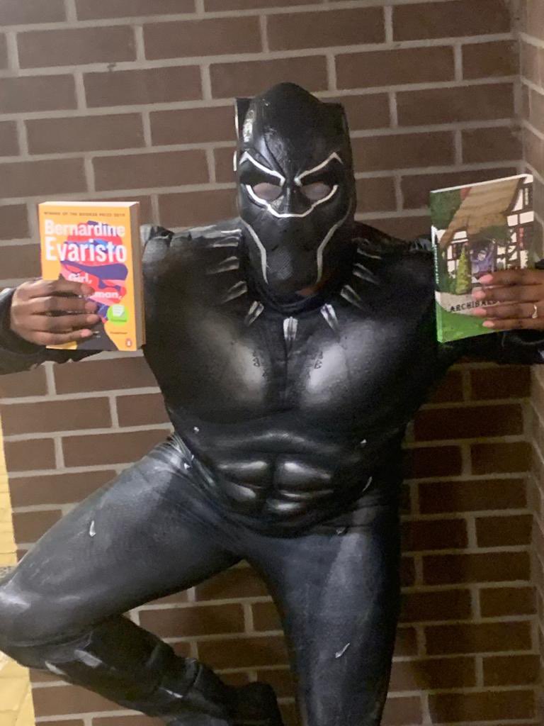 WA_EnglishDept's tweet photo. Happy World 🌎 Book 📚 Day!!! Can you guess the character? #Novels #Books #HNS #Englishteam #TeamEnglish https://t.co/fxKV886oJR