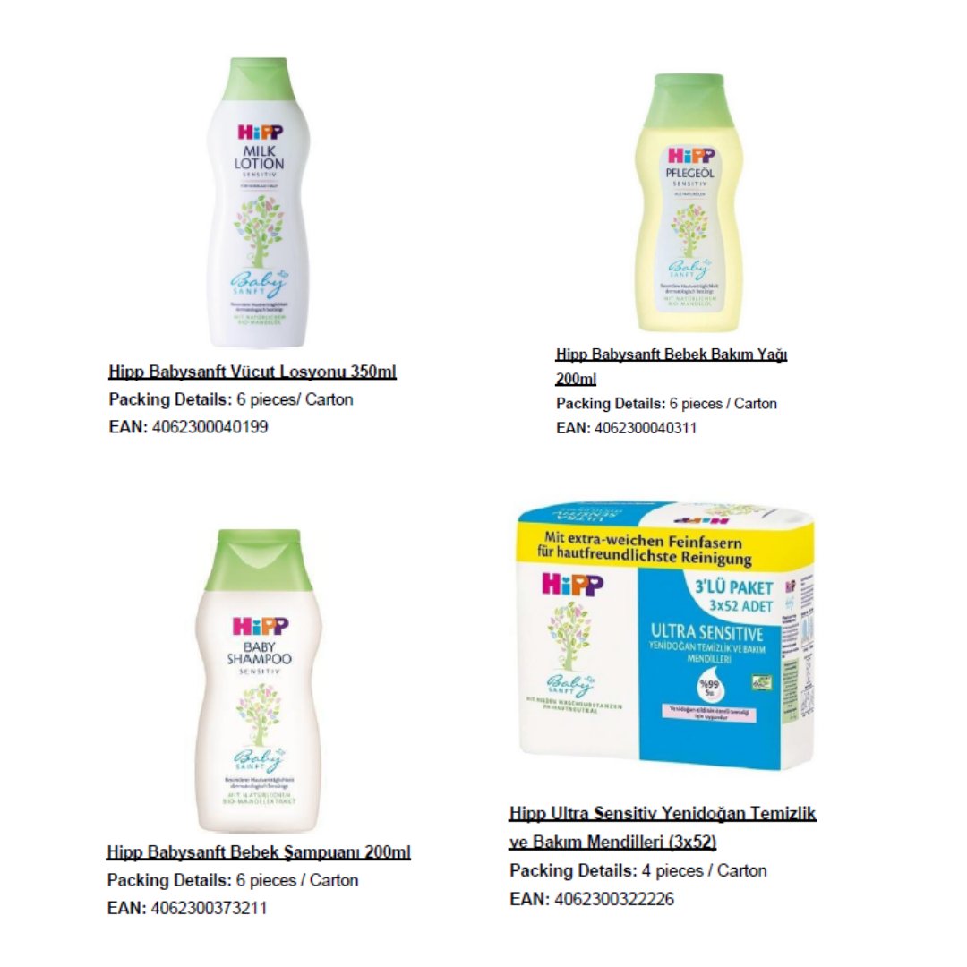 #Hiip #babybodylotion #babycareoil #babyshampoo #babycarewipes #clean #wholasale #B2B #import #export
Please contact us to ask for advice by email Whatsapp if you want to know more about other products.
ancgroupltd.com/contact-us/