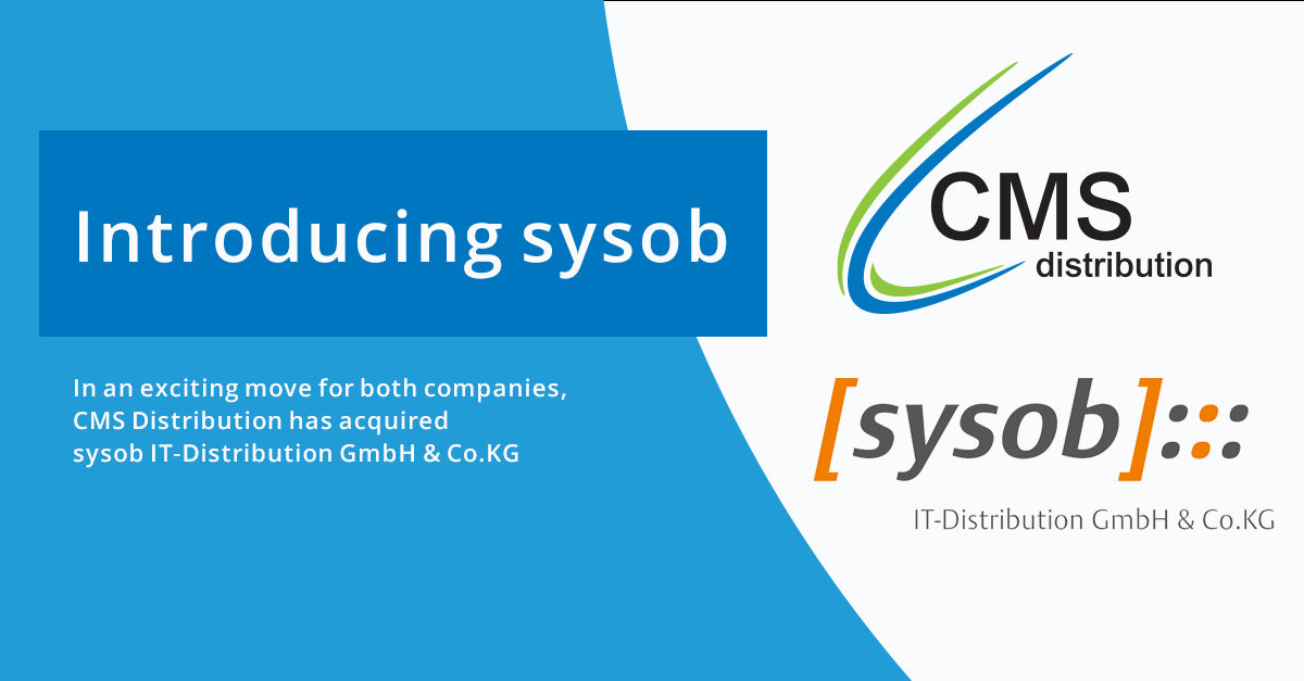 CMSDistribution's tweet photo. We are delighted to announce that #CMSDistribution has acquired #Sysob IT Distribution GmbH &amp; https://t.co/bByWhNvnwS, an innovative distributor of IT Security solutions based in Schorndorf, Bavaria, Germany. Read the full press release here: https://t.co/eSk00bTvvO #Aquisition https://t.co/6zoQ4hix6u