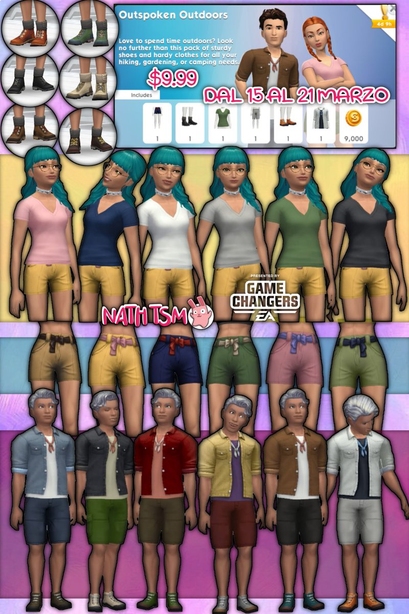 nath_tsm's tweet photo. Due nuovi pacchetti disponibili rispettivamente dall'8 marzo e dal 15 marzo! @TheSimsMobile 
#TheSimsMobile #GameChanger #NathTsm https://t.co/xUgsihYuoM
