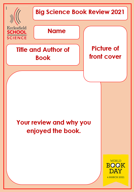 EccoSci's tweet photo. COMPETITION TIME @OfficialEcco - In celebration of #WorldBookDay2021 we are asking Y7 and Y8 to write a review of a science themed book, you have until March 12th to email your entry to Mr Darby - Fab prizes to be won! https://t.co/oaSFlnmN9p