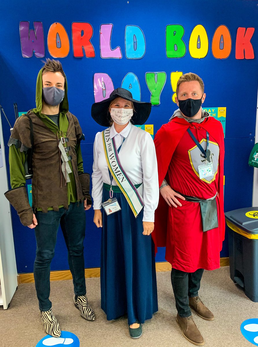JESSHistoryDept's tweet photo. We couldn’t let #WorldBookDay go past without a nod to some excellent historical figures! Can you work out who we are? #JESSHistory https://t.co/7Tr5QEG13g
