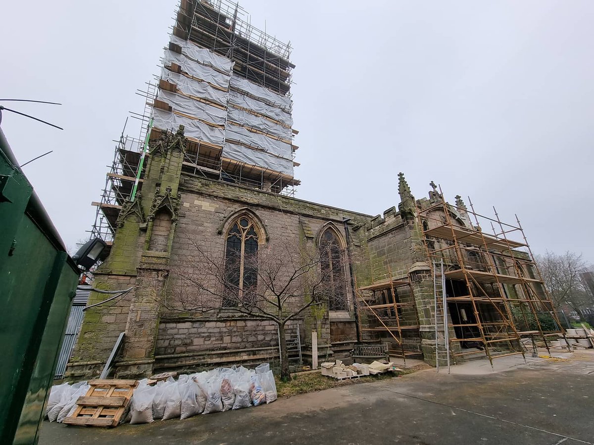 TimeAssured's tweet image. Our clockmakers have been busy ove the last couple of days,  removing four cast iron skeleton dials from a church in Leicester. They will be sand blasted, painted and then gilded with 23&amp;amp;1/2ct gold leaf before being refitted using stainless steel fixings.