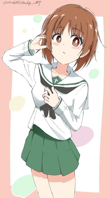 西住みほ のtwitterイラスト作品 人気順