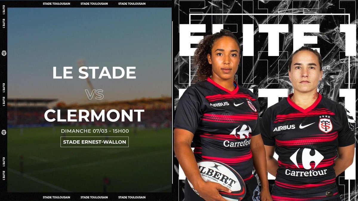 Dimanche 07/03, nos Stadistes défient l'ASM Romagnat Rugby Feminin pour la deuxième semaine des playoffs ! 🔴⚫ #STASM

🏟 Ernest Wallon
⌚️15h
📺 Live sur l'Association Stade Toulousain Rugby