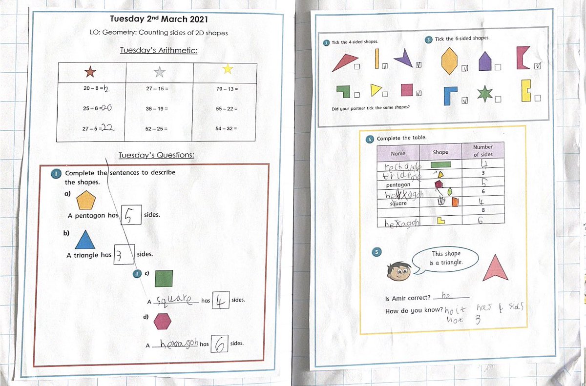 GraceCovell's tweet photo. Ronnie’s Learning from home Tuesday 2nd March @CHPSYR2 https://t.co/sBo56TM3gB